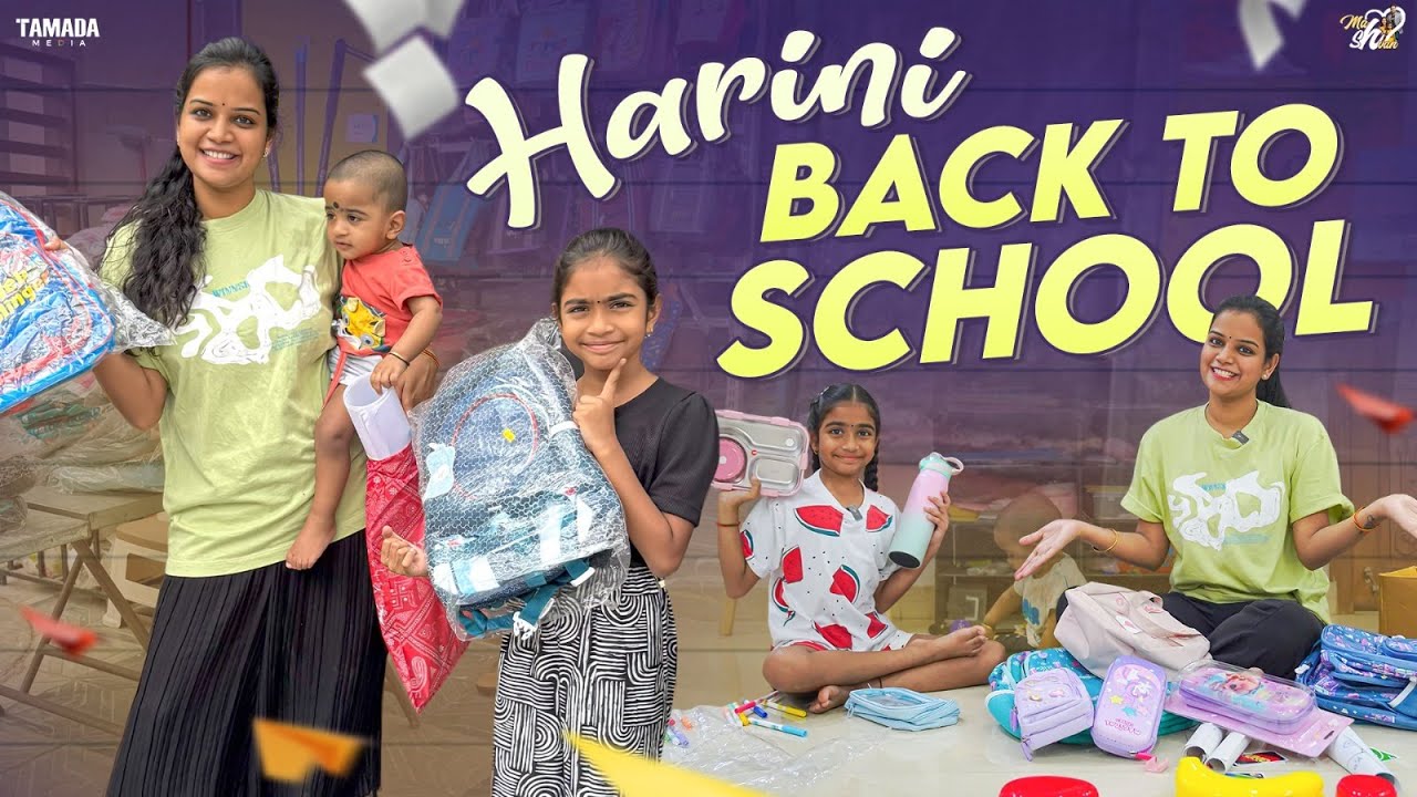 Harini Back to school || Mahishivan || Tamada Media