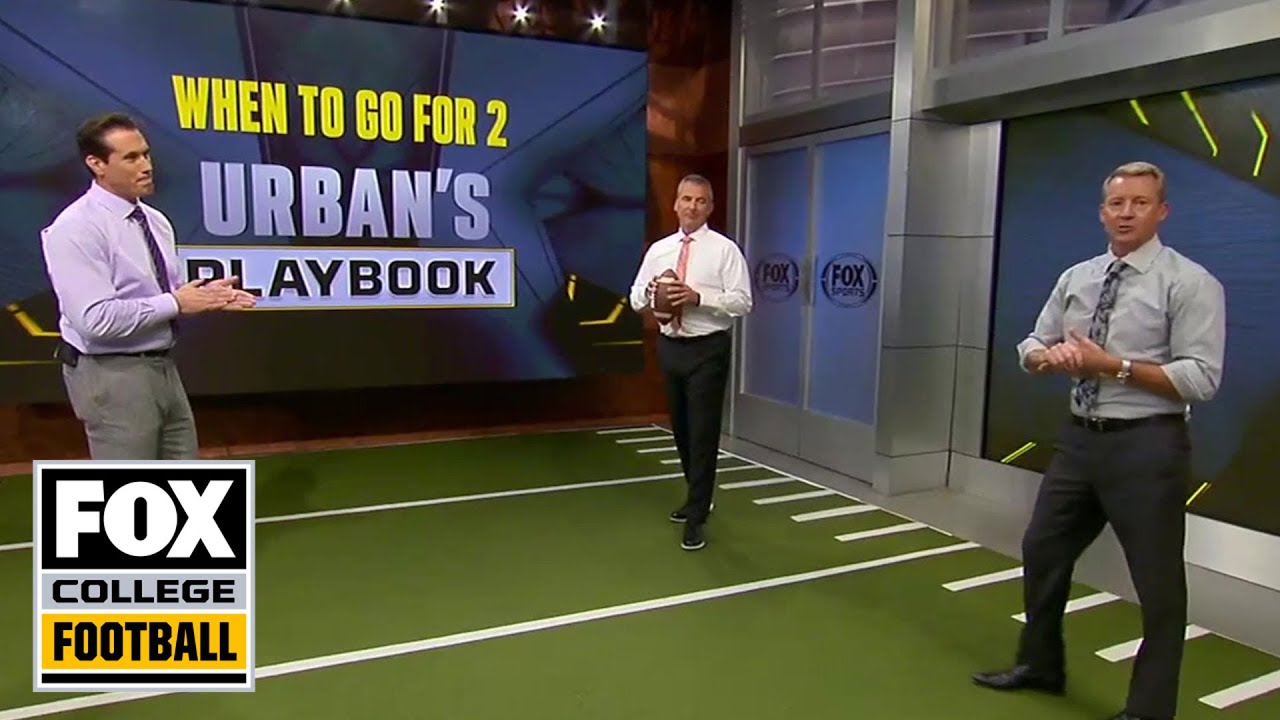 Urban's Playbook: When to go for 2-point conversion | CFB ON FOX