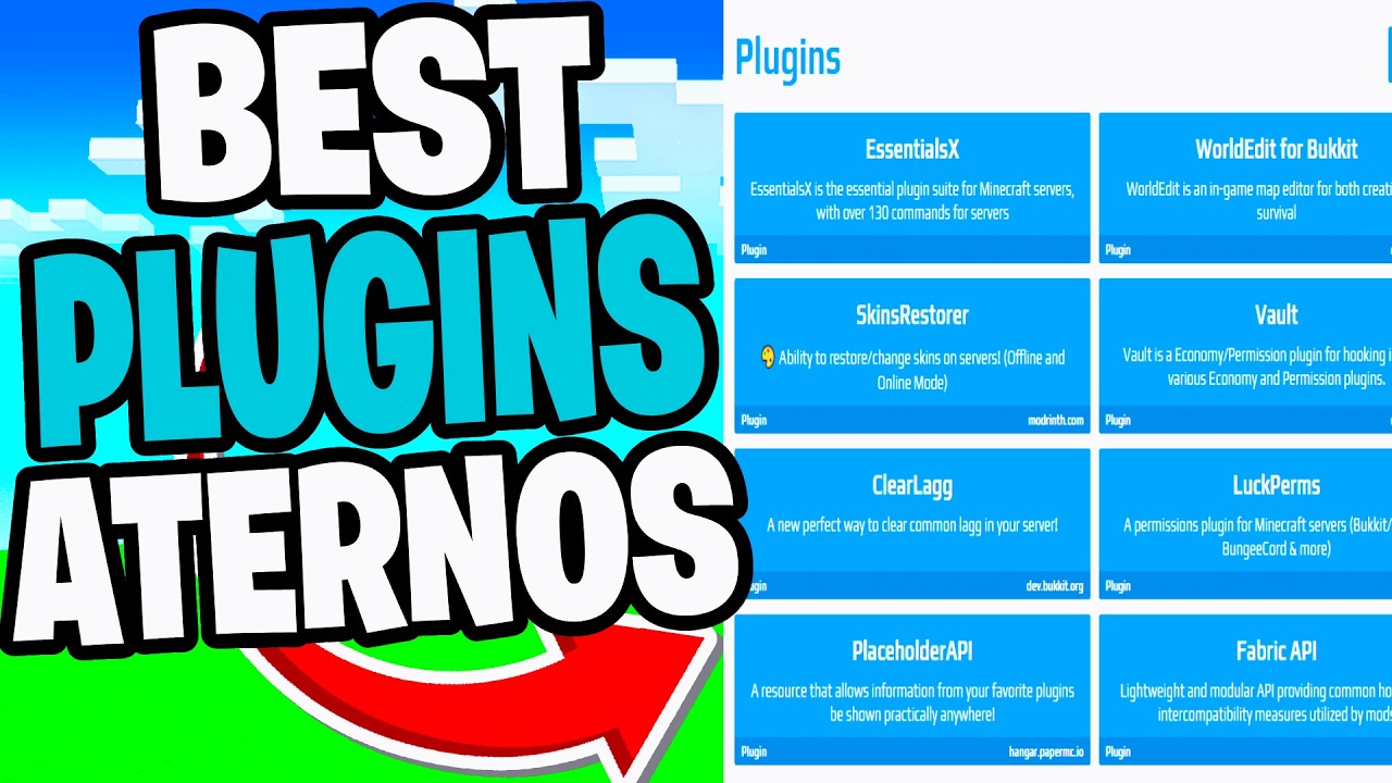 Топ-5 плагинов для сервера Aternos! - Minecraft