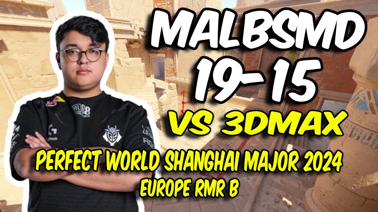 G2 malbsMd (19/15) vs 3DMAX (Anubis) @ Perfect World Shanghai Major 2024 Europe RMR B | CS2 POV
