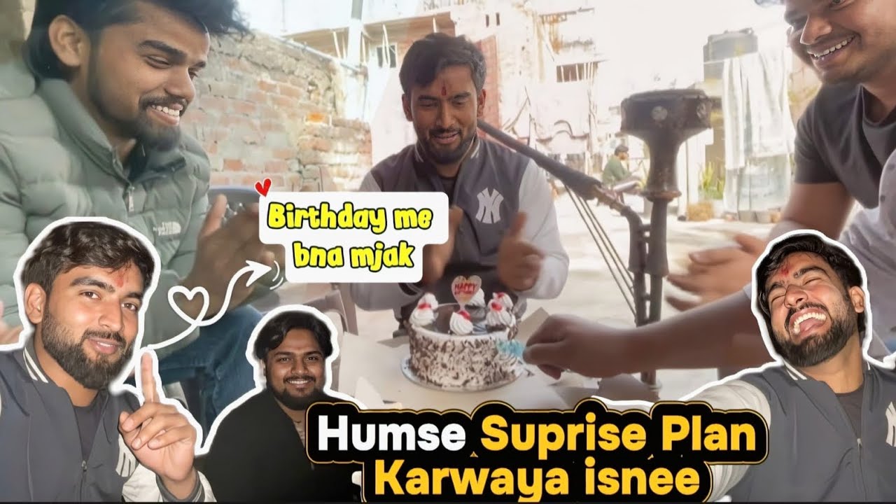 Bday me bnaya dost ka mjak..😂|| full masti || hd video ||