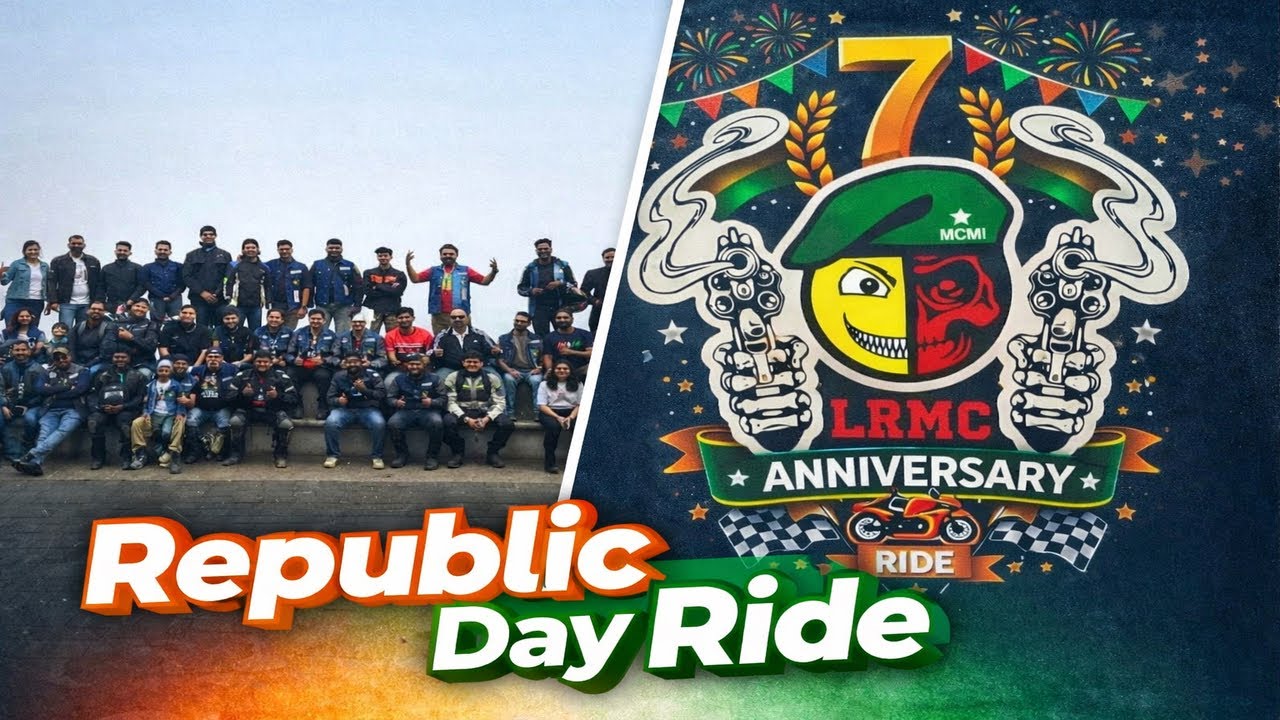 Republic Day Ride with @lazyrangersmc 