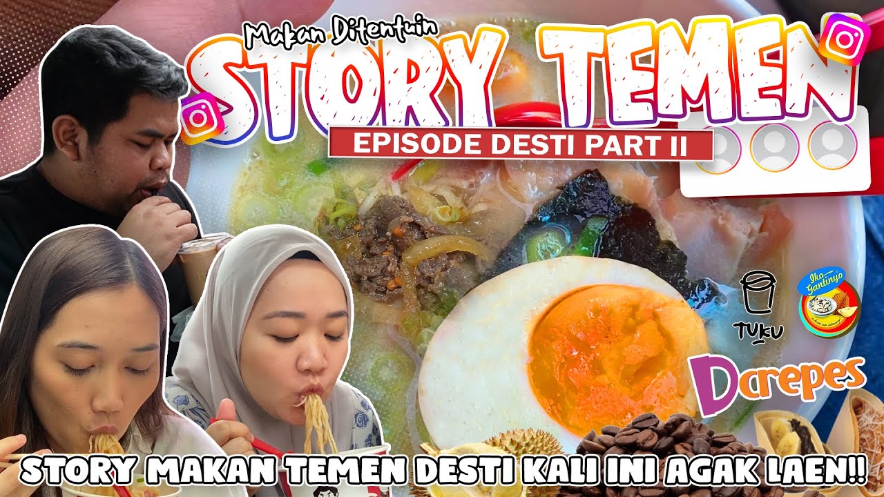 [PART 2] MAKAN DITENTUIN IG STORY TEMEN DESTI!! ADA MINUMAN YANG AGAK LAEN 😂