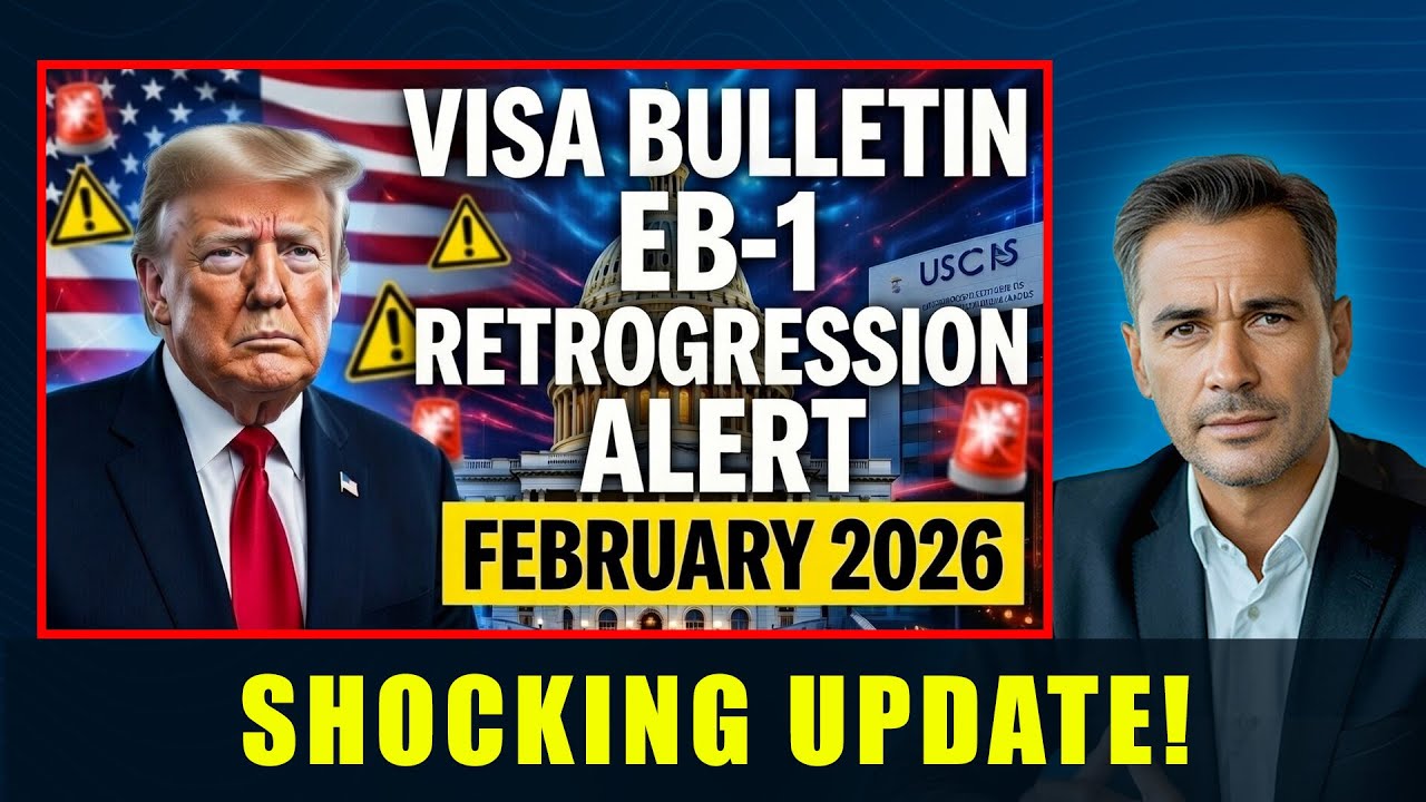 🚨 SHOCKING UPDATE! EB-1 Visa Bulletin | February 2026 Retrogression Explained