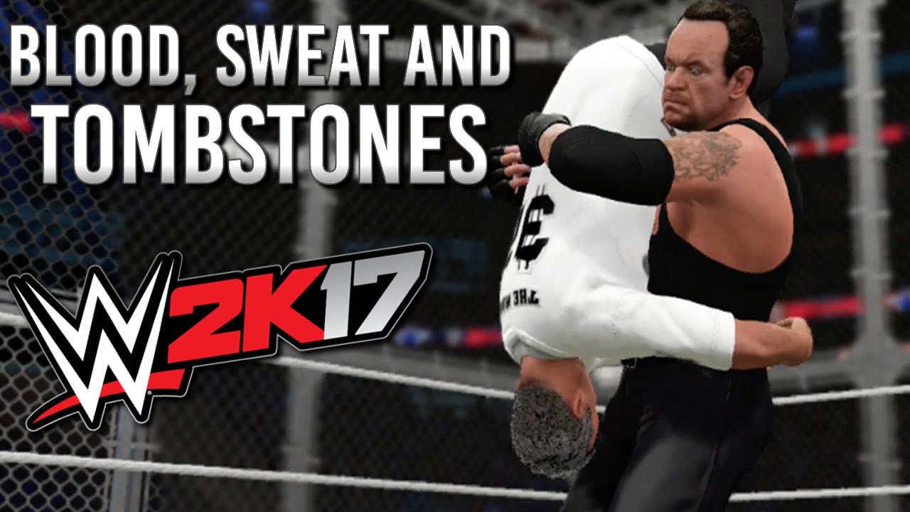 WWE 2K17 OFFICIAL GAMEPLAY - BLOOD, SWEAT & TOMBSTONES (SHANE MCMAHON + UNDERTAKER ENTRANCE & MORE)
