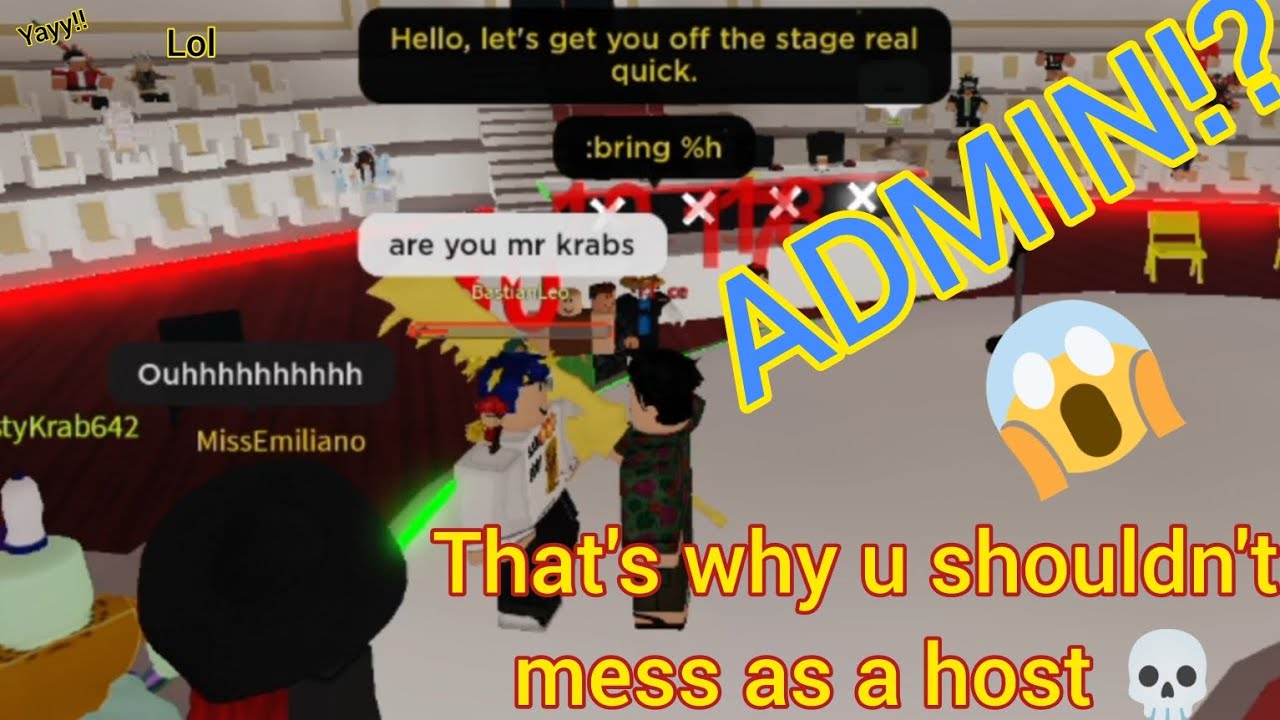 ADMIN PUNISHED THE CORRUPT HOST LIVE ALONGWITH 2 SERVER HOSTS!!! | ROBLOX TALENT SHOW
