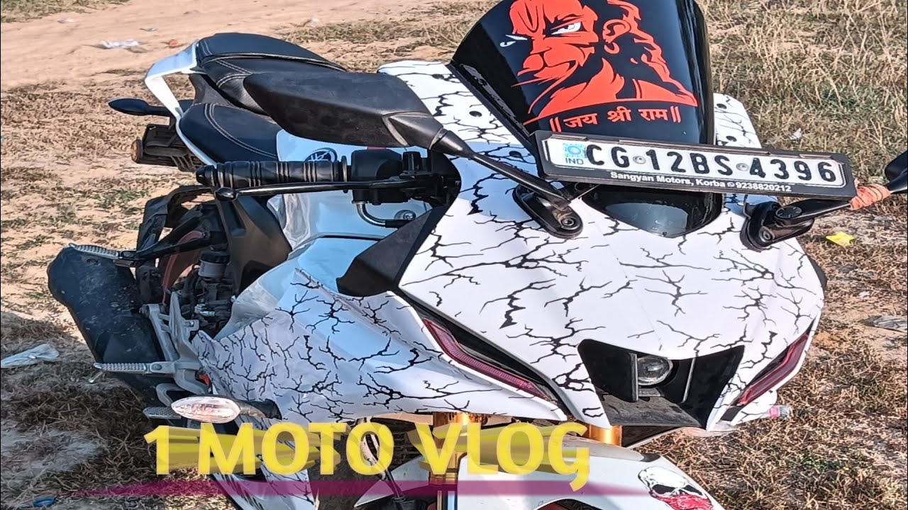 My first moto vlogging in r15
