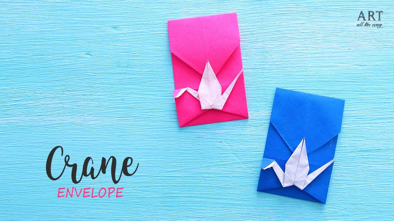 DIY Origami Crane Envelope 🕊️ | Easy Paper Envelope | Handmade Gift Idea