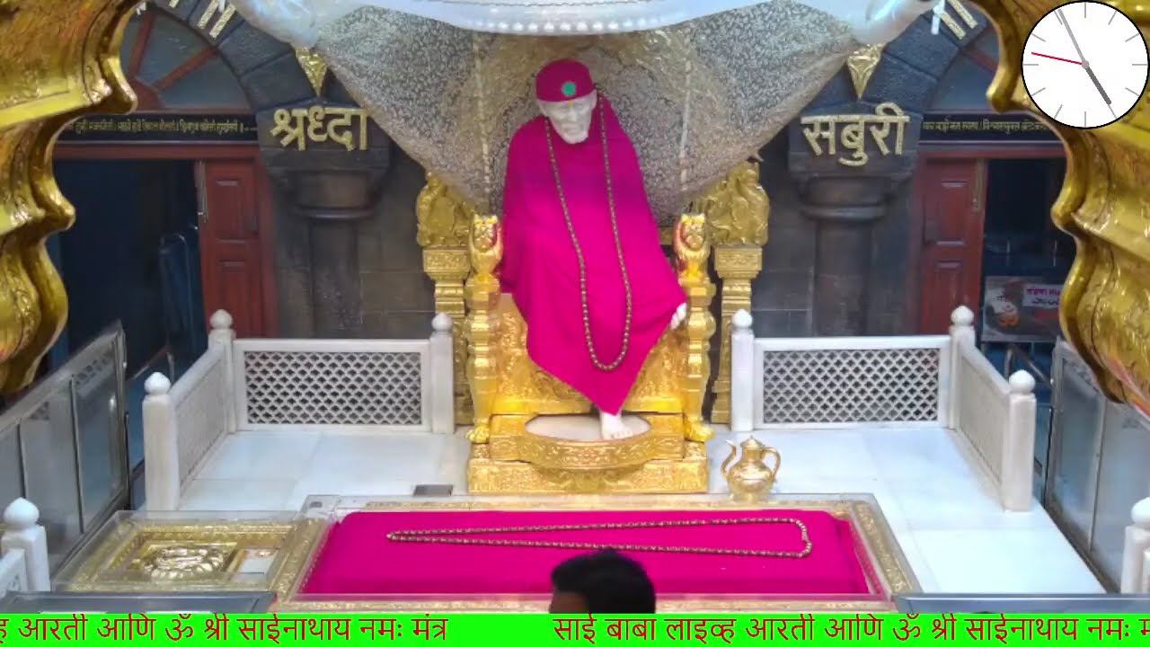 sai baba live darshan today shirdi - 19/03/2026