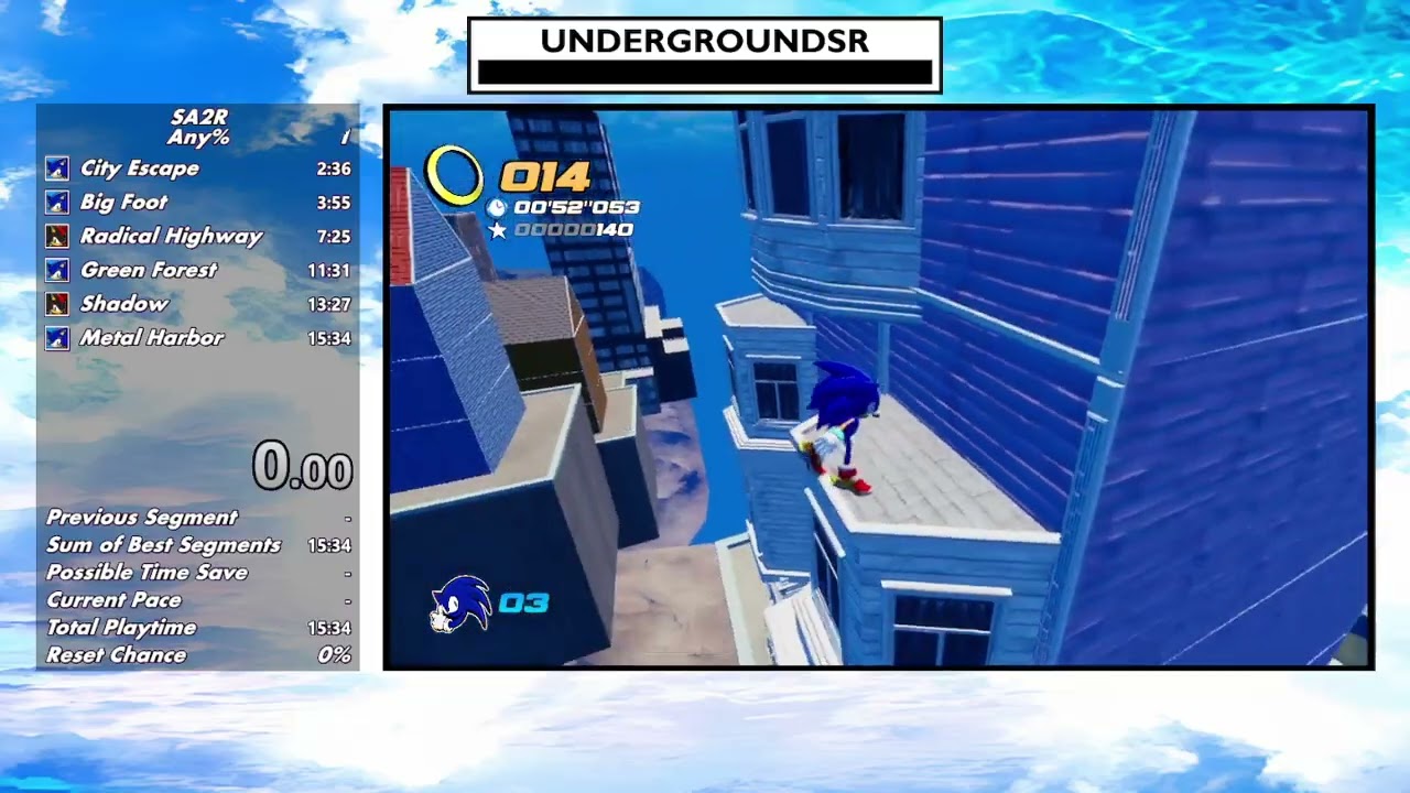 Sonic Adventure 2 REDUX: City Escape in 2:05.171
