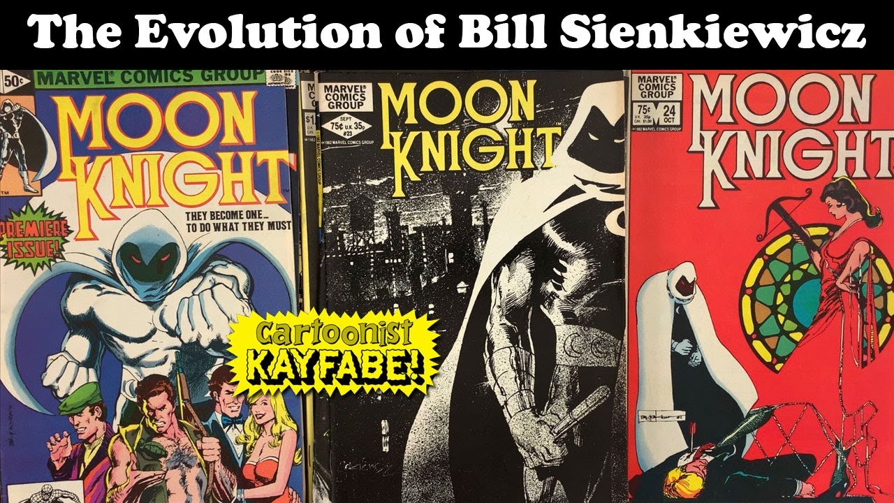 За 2 года комиксов MOON KNIGHT Билл Сенкевич превратился в БИЛЛА Ф'Н СЕНКЕВИЧА! Посмотрите сами!