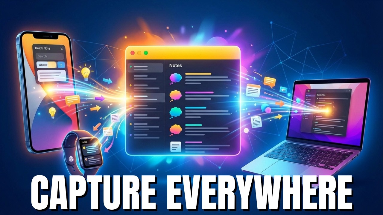 The Ultimate Apple Notes Quick Capture System