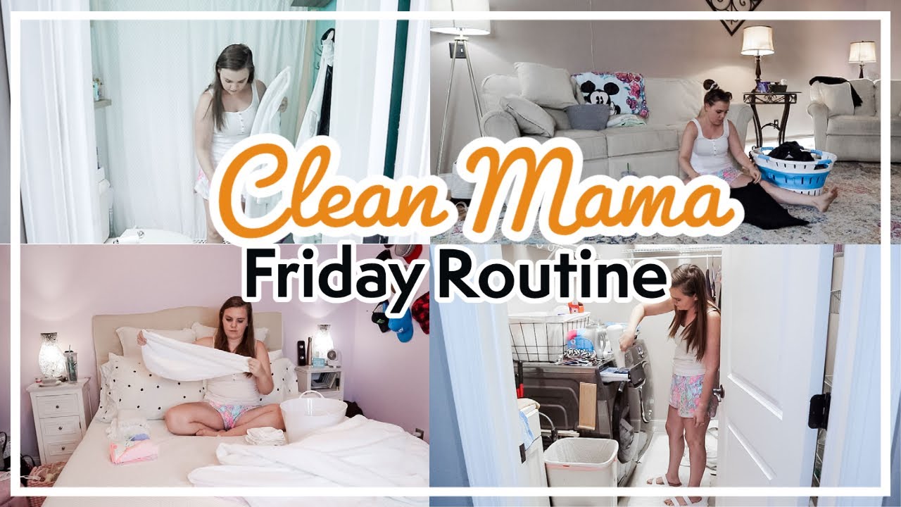 Следим за чистотой мамы | Пятничная рутина: график уборки от Clean Mama