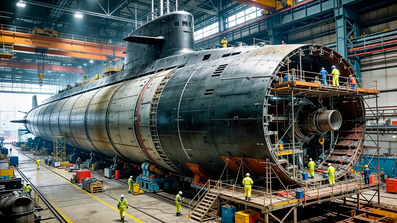 L'Acier qui R&eacute;siste &agrave; 500 M&egrave;tres de Profondeur : Les Secrets des Coques de Sous-Marins