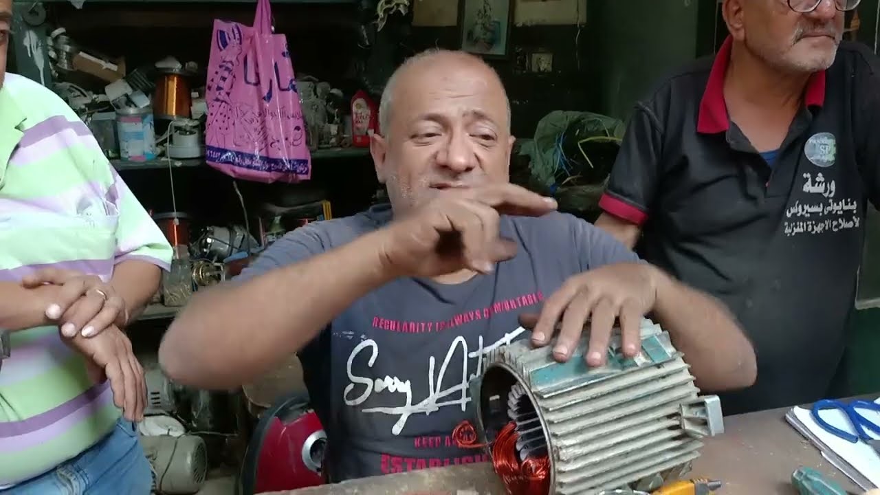 تسقيط وشرح النزول فى محرك كالبيدا CALPEDA  3 KW
