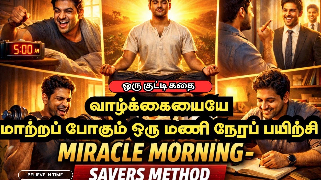 வெற்றியாளர்களின் ரகசிய காலை வழக்கம் 🔥| Miracle Morning Routine #tamilmotivationalspeech