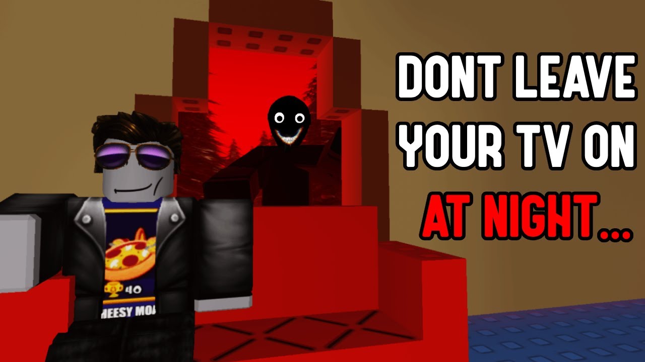DONT Leave Your TV On In ROBLOX Is SCARY...