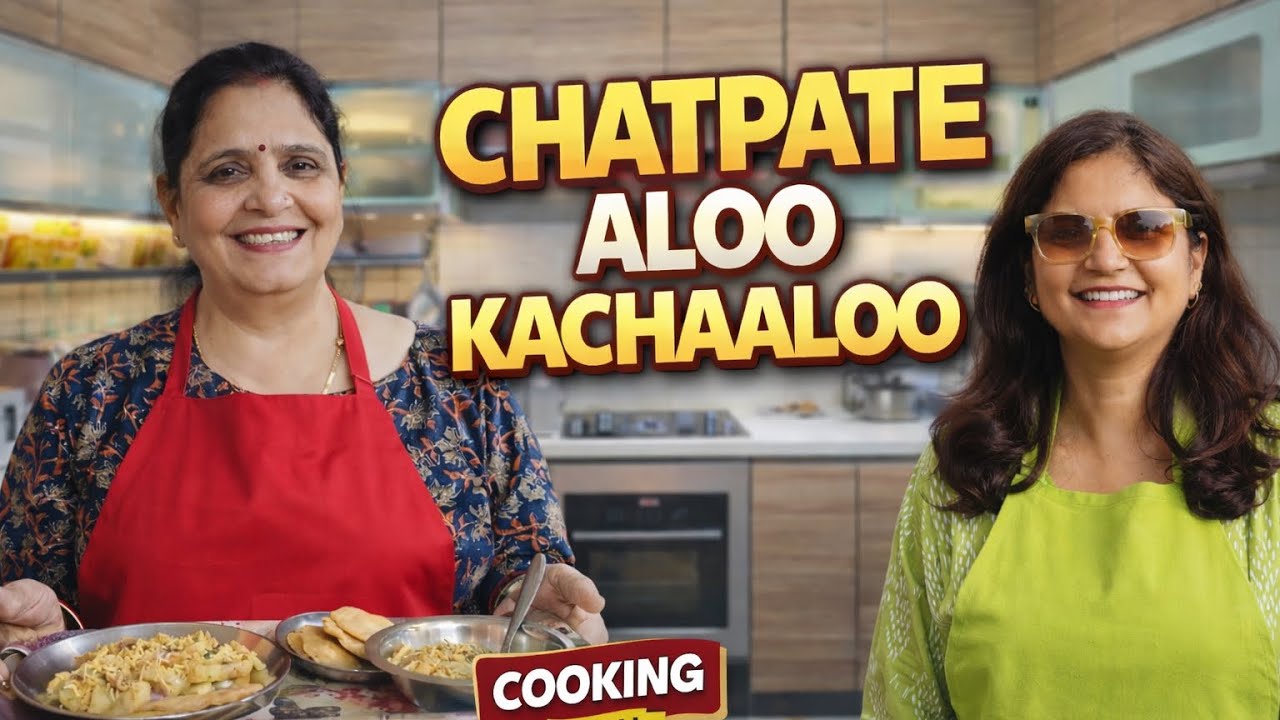 CHATPATE ALOO KACHAALOO | COOKING WITH KAVITA | SPECIAL GUEST TODAY |