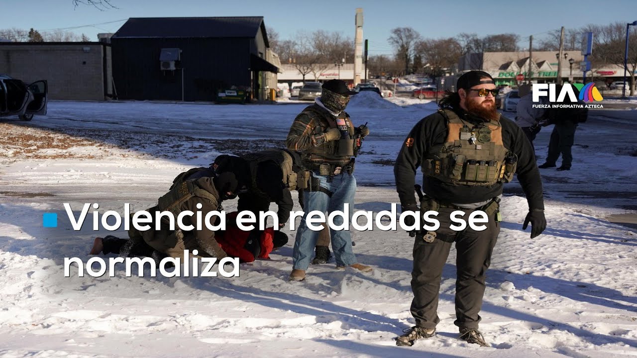 Violencia en redadas migrantes se normaliza en Estados Unidos