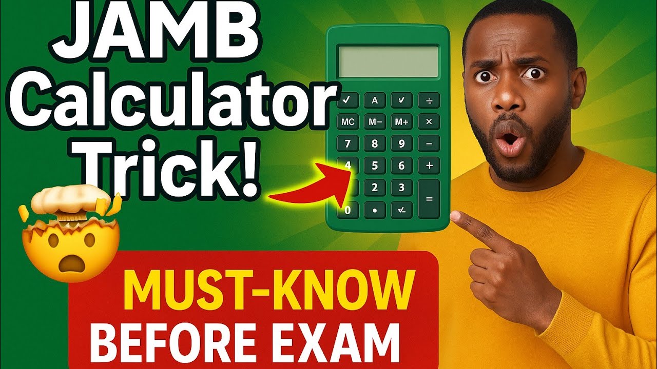 How to Use the JAMB Calculator in the Exam Hall | Pass JAMB 2025 with Ease!