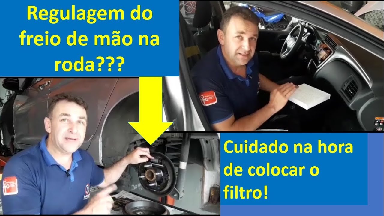 Revisão Honda City - Regulagem do freio de mão como você nunca viu!!