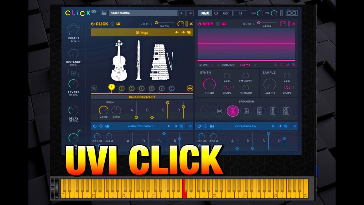UVI CLICK - Hybrid UI & Foley Sound Designer - Full Getting Started Tutorial - PC & Mac