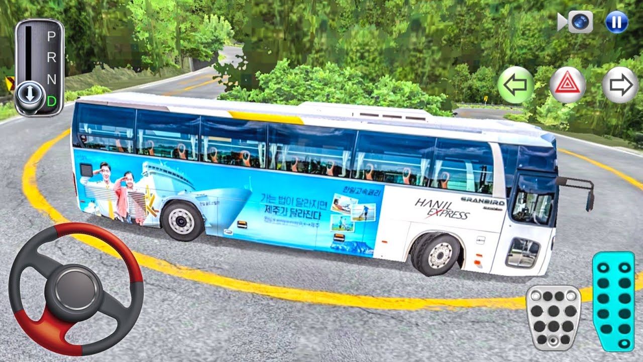 New Kia Express Bus Extreme Mountain Roads Driving - 3D Driving Class - 2025 Bus Android gameplay
