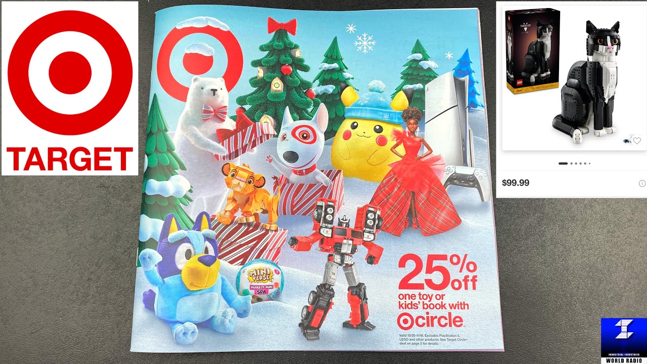 Target 2024 Holiday Toy Book Look Through