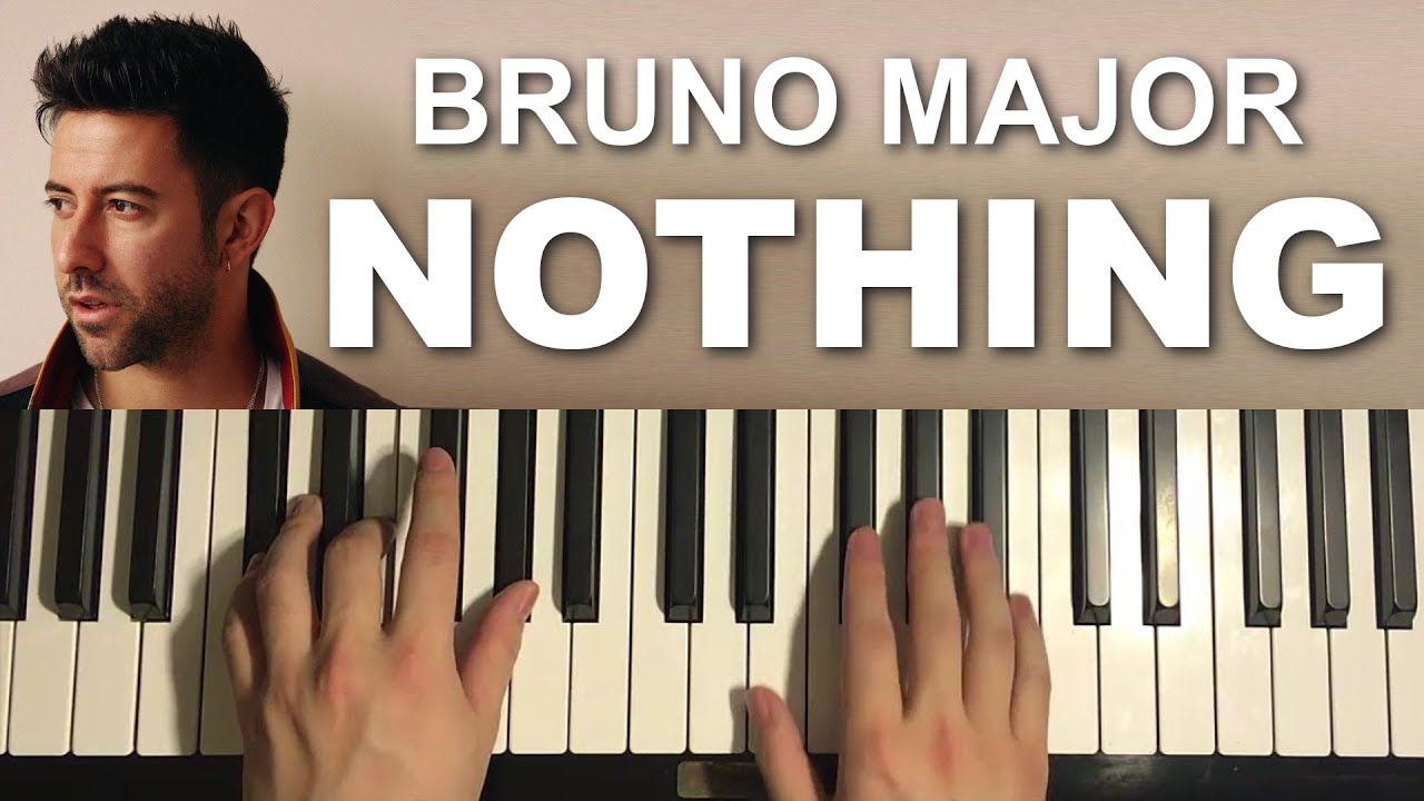 How To Play - Bruno Major - Nothing (Piano Tutorial Lesson)