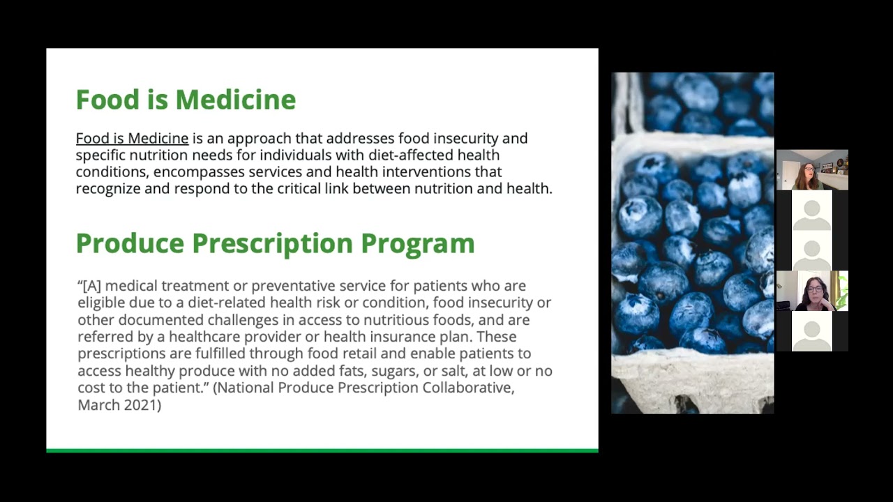 Produce Prescriptions:  A New Tool for Healthcare Providers