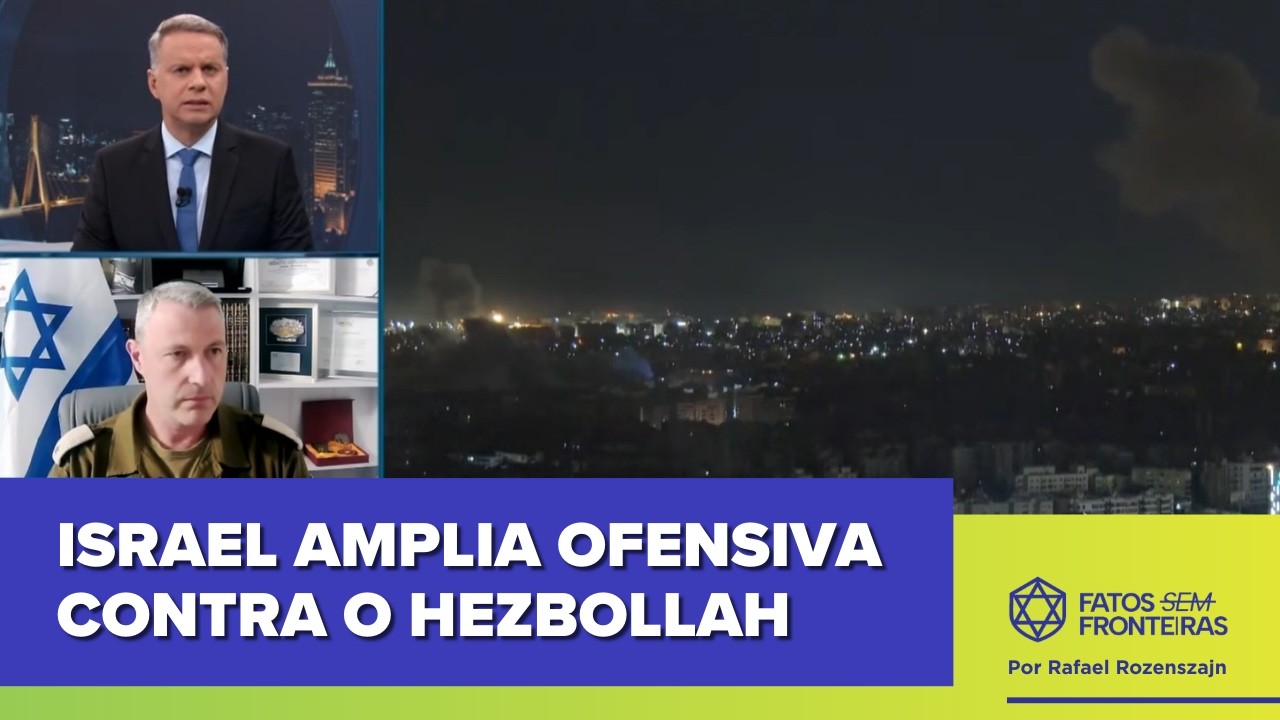 Israel amplia ofensiva contra o Hezbollah