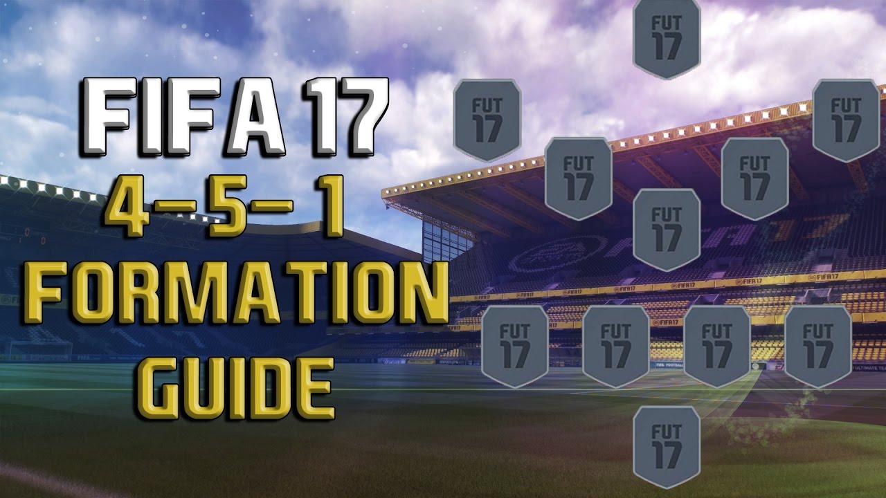 MY NEW FAVORITE FORMATION!!: Fifa 17 4-5-1 (1) FORMATION GUIDE - Instructions and How To Play With