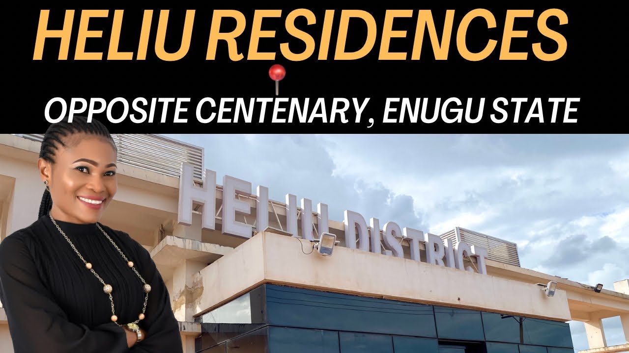 Land for sale at Centenary Enugu state| Driving through Heliu Residences, Enugu state