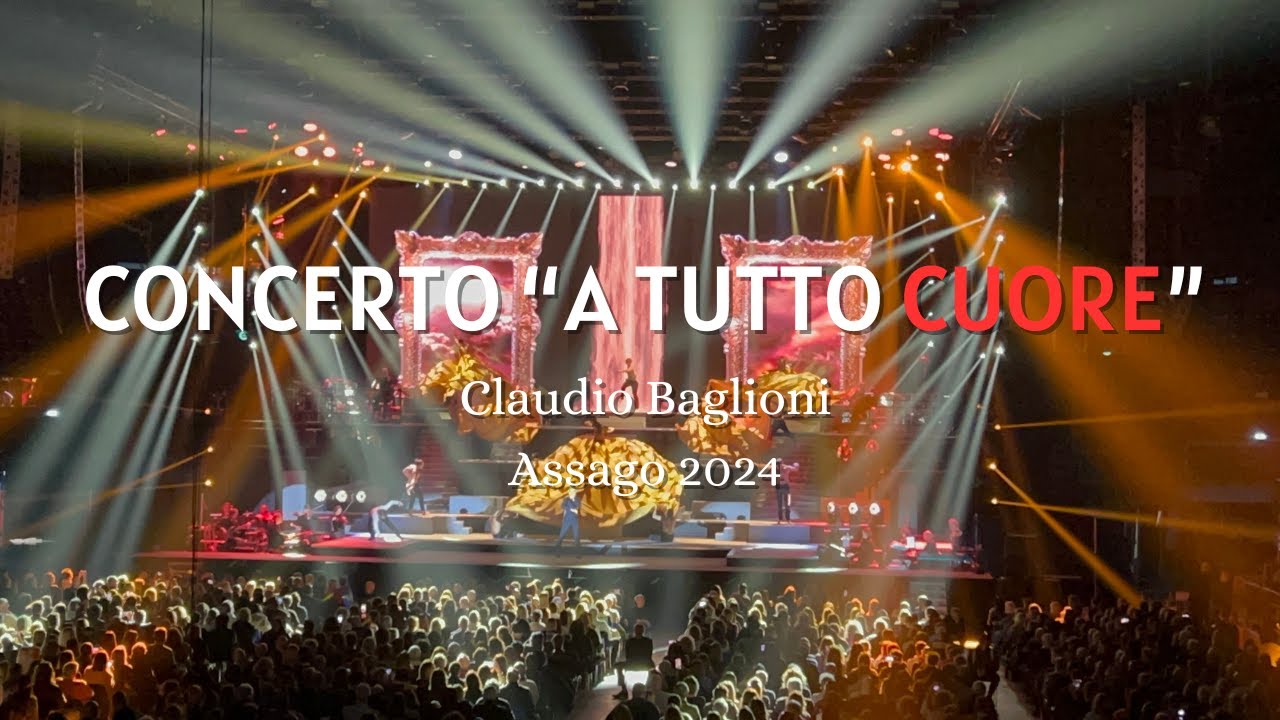 IL CONCERTO - BAGLIONI - A Tutto Cuore | Assago 5/02/2024 (Full HD)