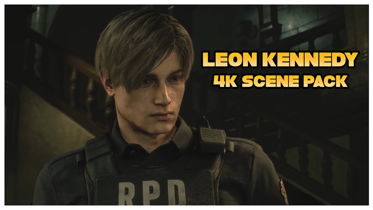 Leon kennedy (RE2) 4K Scene pack