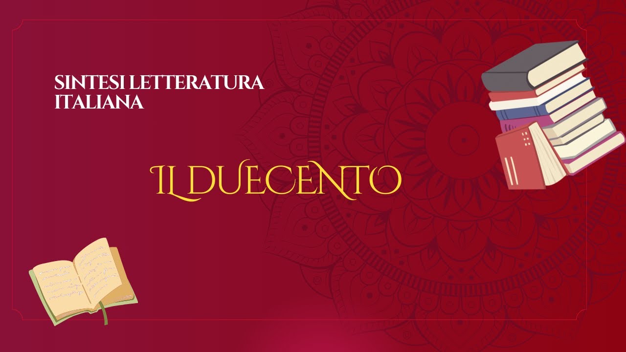 Letteratura italiana riassunto: il Duecento#letteraturaitaliana