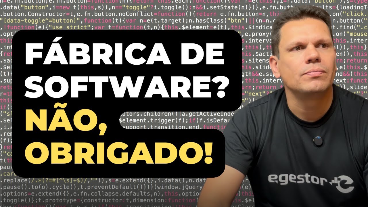 Não monte uma Fábrica de Software