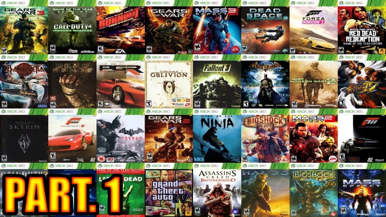My Top 35 Best Xbox 360 Games You Must Play!  [Part.1]