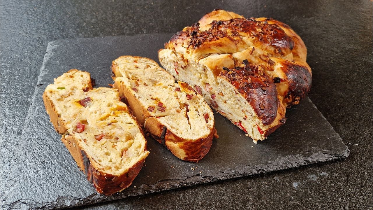 Recept na vánočku pro masožravce  - vánočka na slano #343