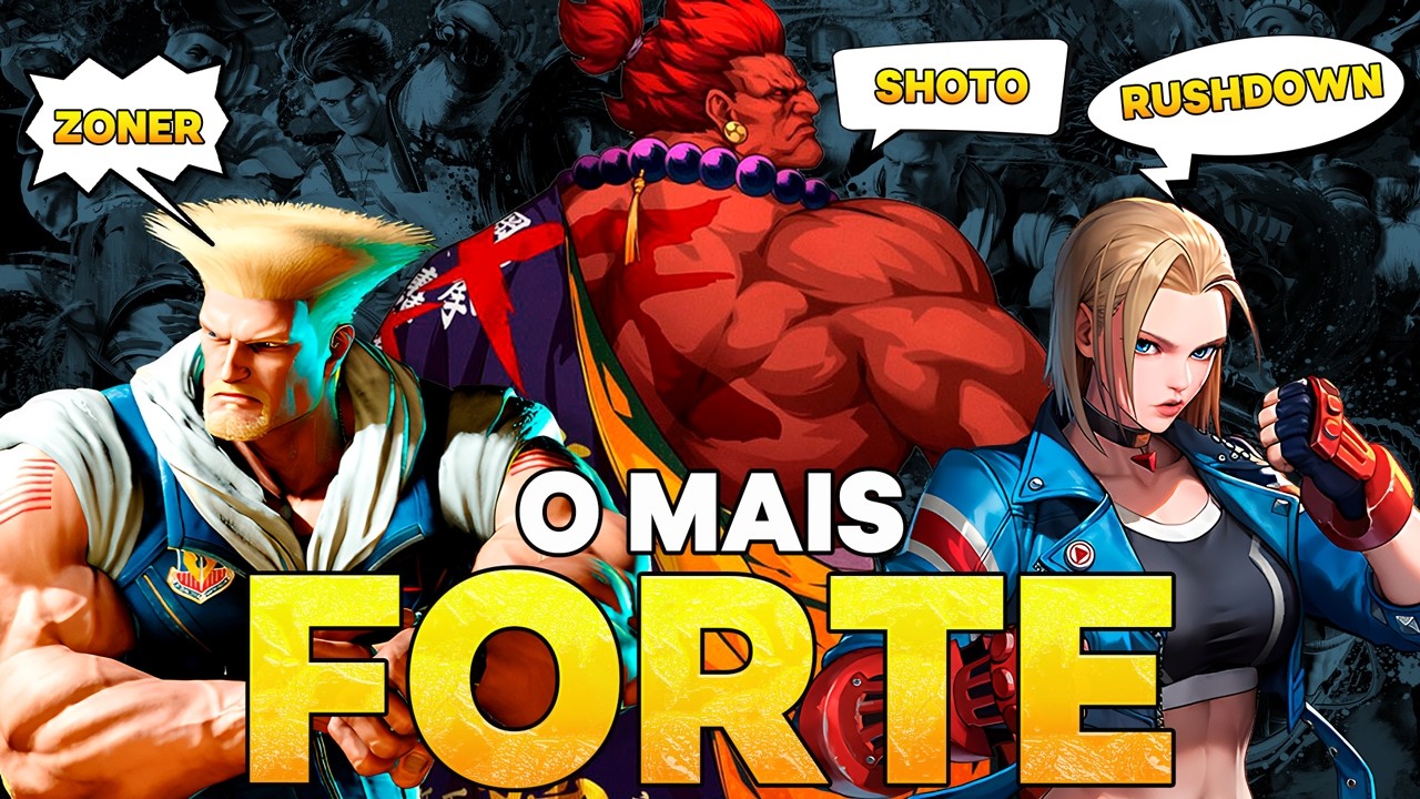 Os Personagens Mais Fortes de Cada Arquétipo nos Jogos de Luta!