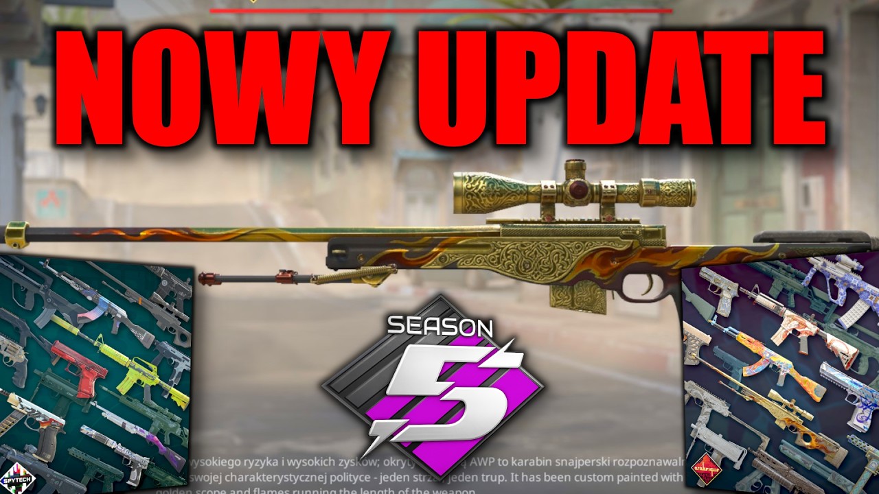 NOWY UPDATE CS2! 5 Sezon Premier. Nowe Skiny ARMORY PASS (Spytech & Arabesque Collection) BOMBA!
