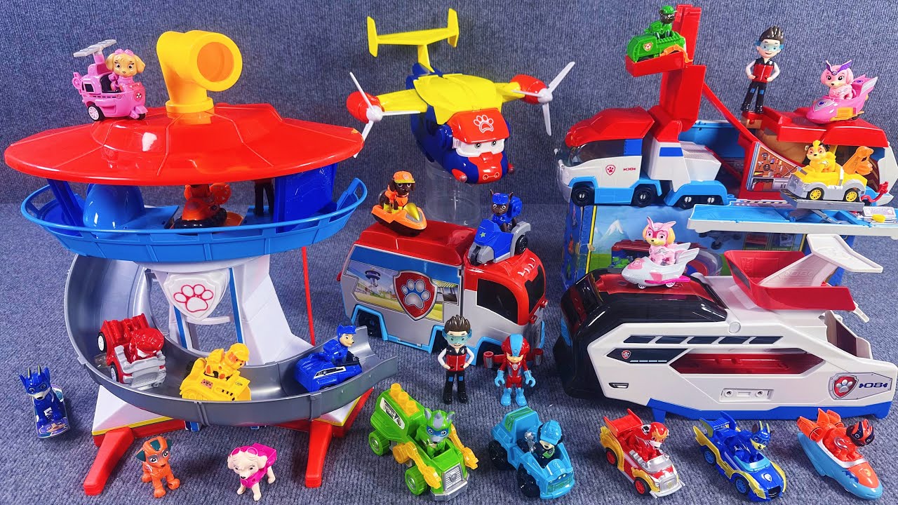 14 Minutes Satisfying with Unboxing, cool paw patrol rescue wheels toys Set ASMR | Review Toys