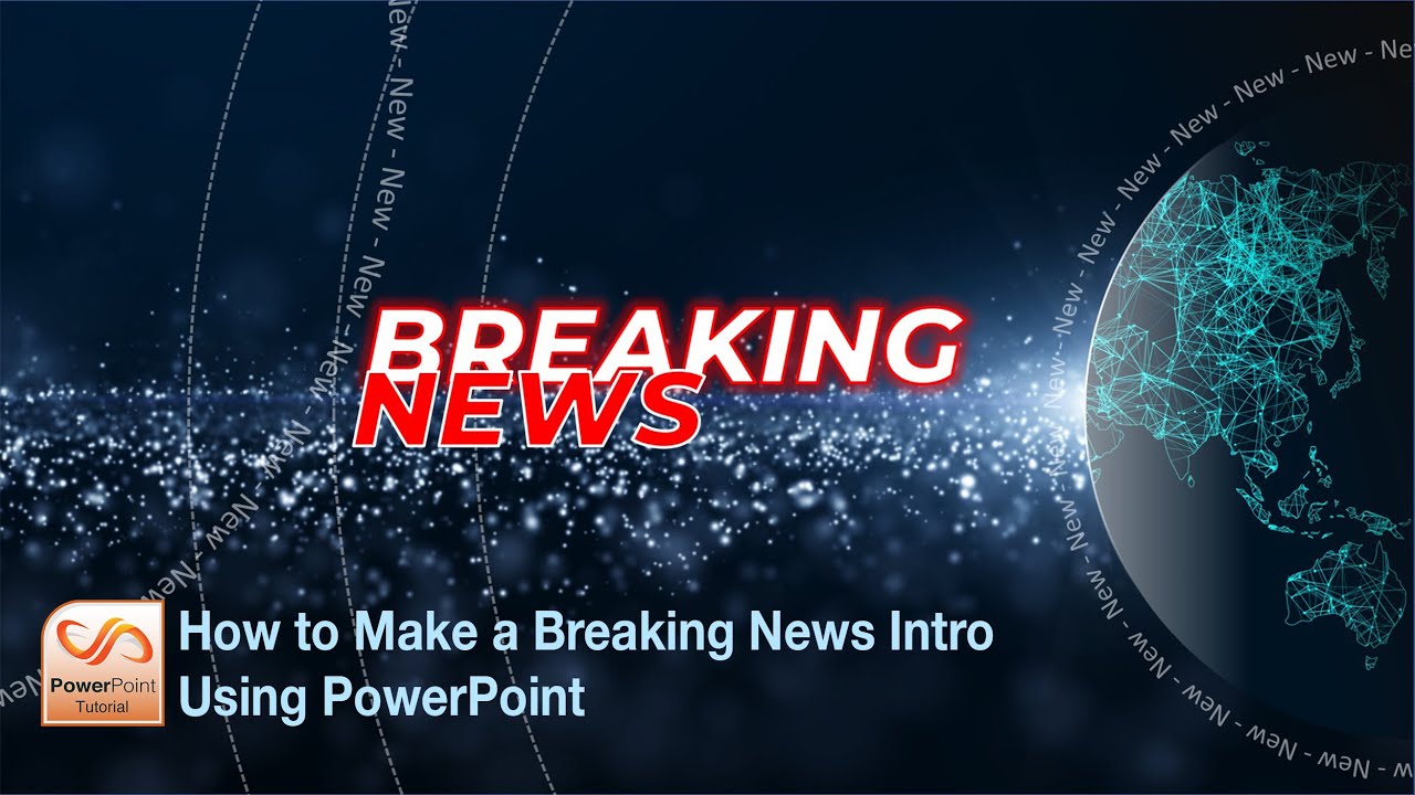 How to Make a Breaking News Intro Using PowerPoint