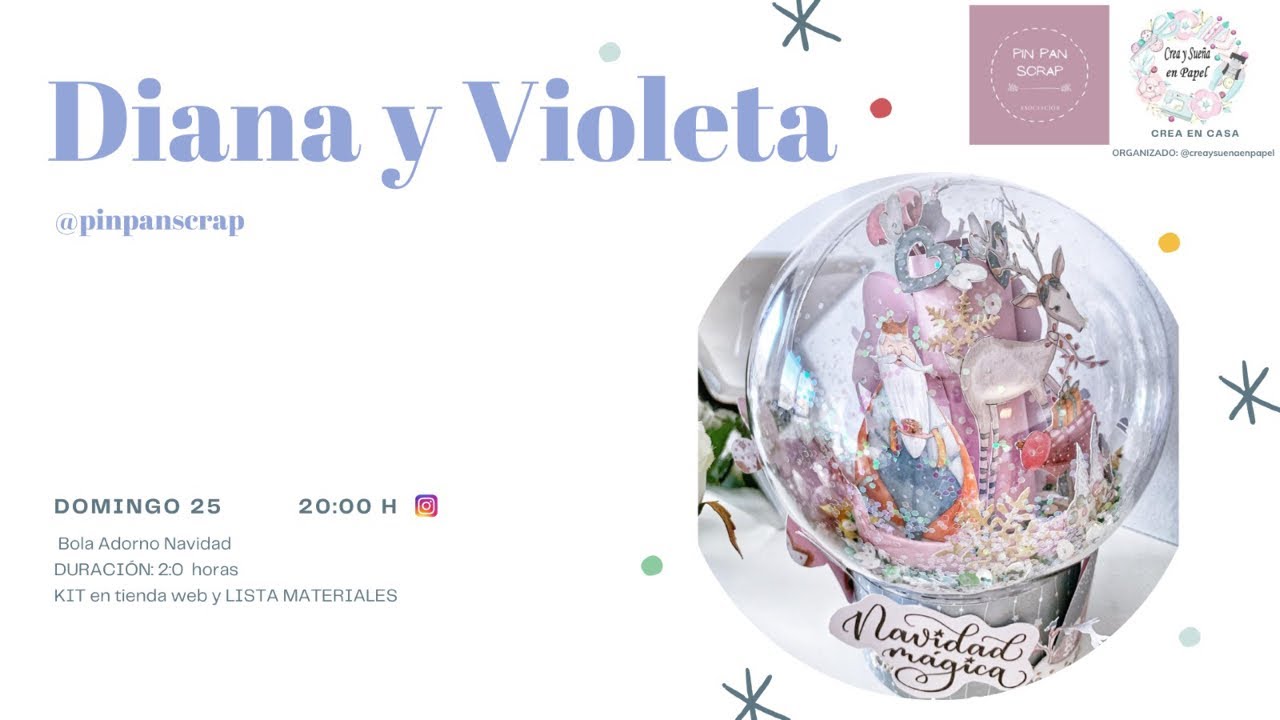 Taller Bola de nieve Navidad Mágica