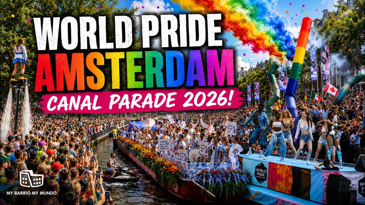 WORLD PRIDE АМСТЕРДАМ 2026 🌈 | Внутри ЭПИЧНОГО Парада на каналах! Крупнейшая в мире вечеринка на ...