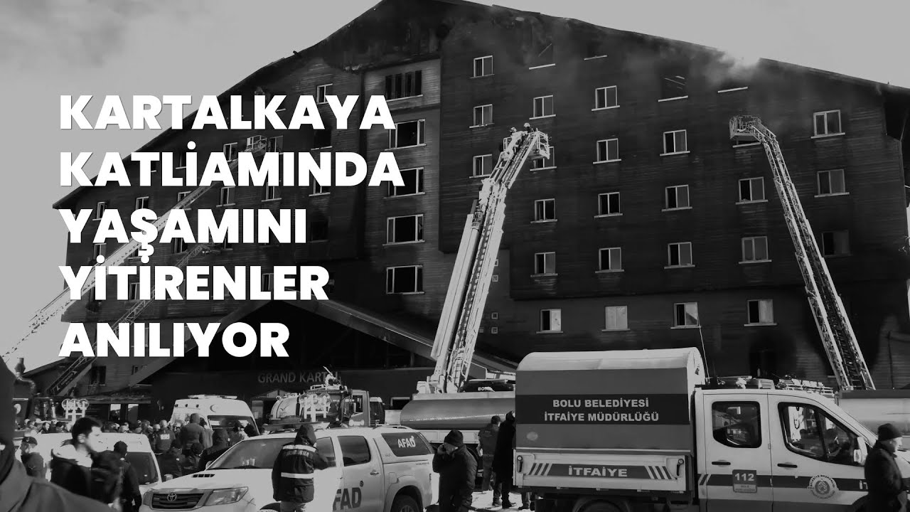 🔴 #CANLI - Kartalkaya Katliamı | Grand Kartal Otel'deki yangında yaşamını yitiren 78 kişi anılıyor