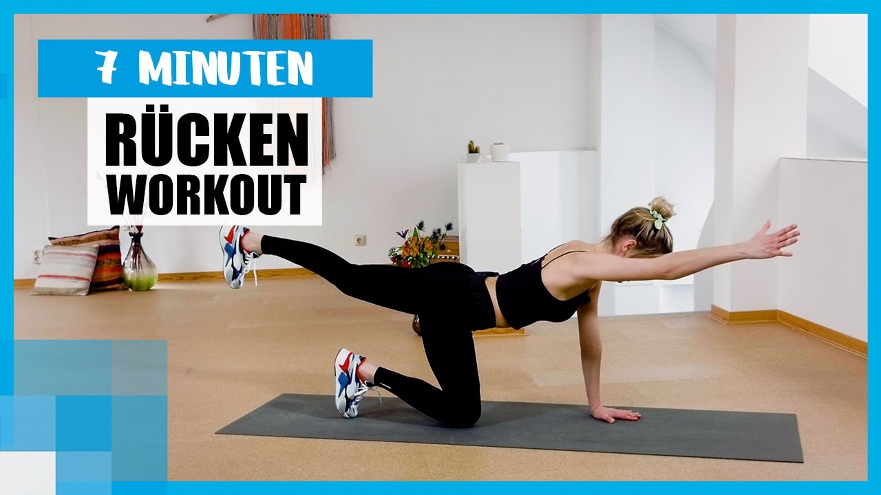 7 MIN Rücken-Workout für zu Hause: Übungen ohne Geräte mit Coach LeaLight ⚡️