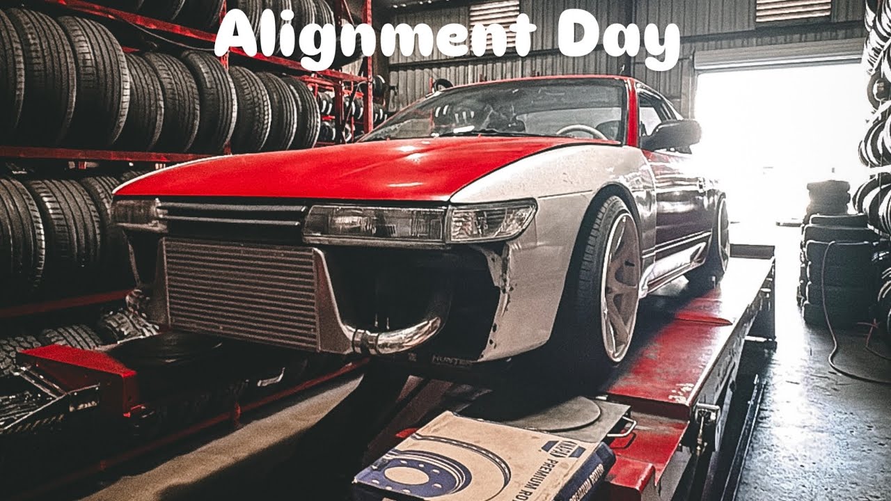 S13 Ep. 13 l Alignment for the 240sx...Didn't go as planned