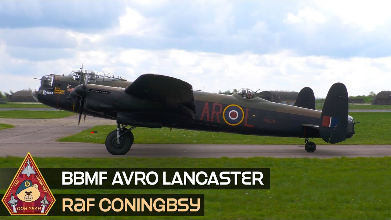 BBMF AVRO LANCASTER PA474 MAY SORTIE AFTER CANCELLED FLYPAST FOR KINGS CORONATION • RAF CONINGSBY