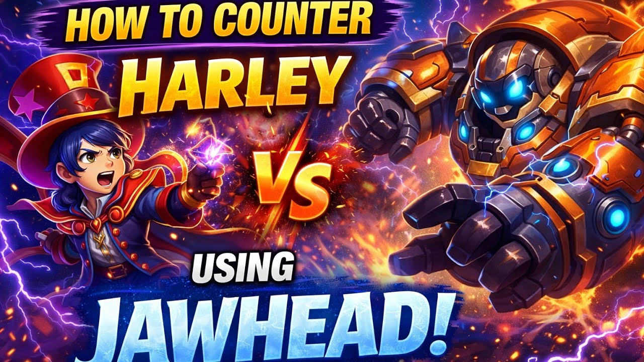 HOW TO COUNTER HARLEY EASILY? | MOBILE LEGENDS